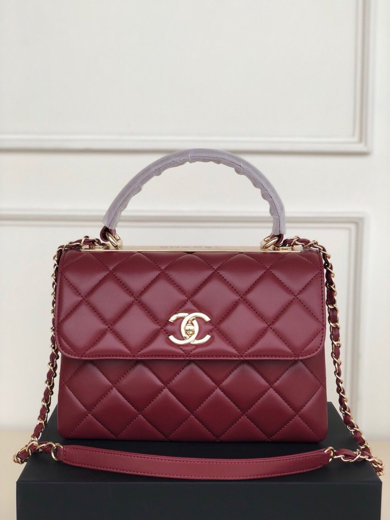 Ch**el top handle bags